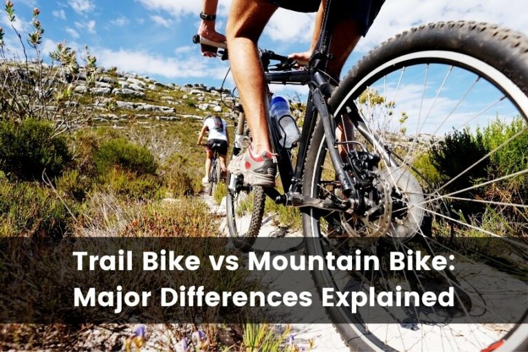 Trail Bike vs Mountain Bike: What’s the Difference?